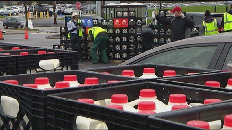 Dairy Farmers of America coordinates milk donation