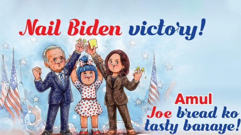 Joe Biden Kamala Harris Victory in the US Election 2020 Inspires Amul to Create Topical Ad