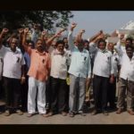 Ongole dairy employees protest for clearance of benefits arrears