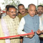 The CM inaugurates the unit at Chakkar in Mandi on Friday. Jai Kumar