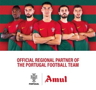 AMUL is now the new Regional Sponsor of the Portugal National team till 2023