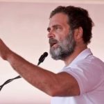 Congress leader Rahul Gandhi addresses a public meeting for the Karnataka Assembly elections, at Arsikere, in the Hassan district of Karnataka on Monday. (Congress Twitter)