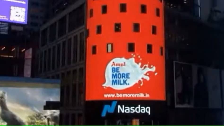 Amul makes a splash in New York’s Times Square