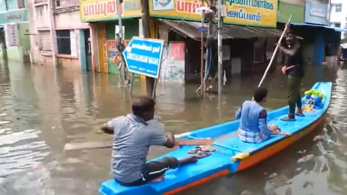 Chennai residents are still grappling with issues such as power shortages, milk scarcity, and persistent water stagnation. (Photo: X/ANI)