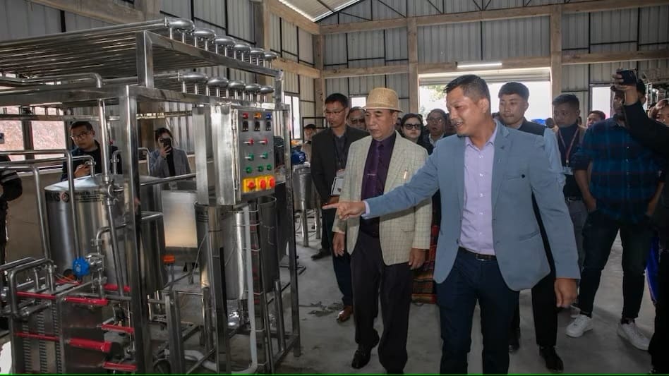 Mizoram CM Lalduhoma inaugurates Anna Food Production Industry