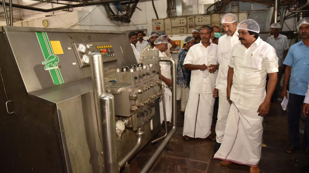 Aavin is steadily showing remarkable growth in T.N. Dairy Development Minister