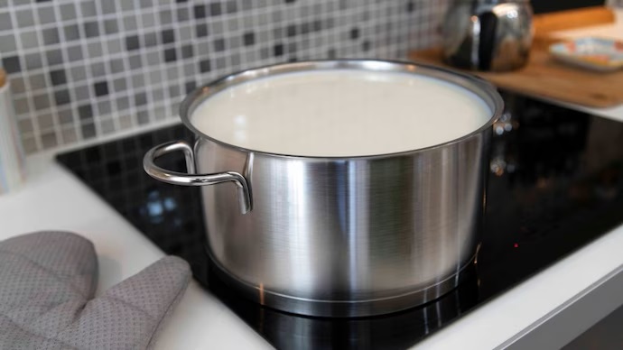 Should you boil the milk you get in a packet