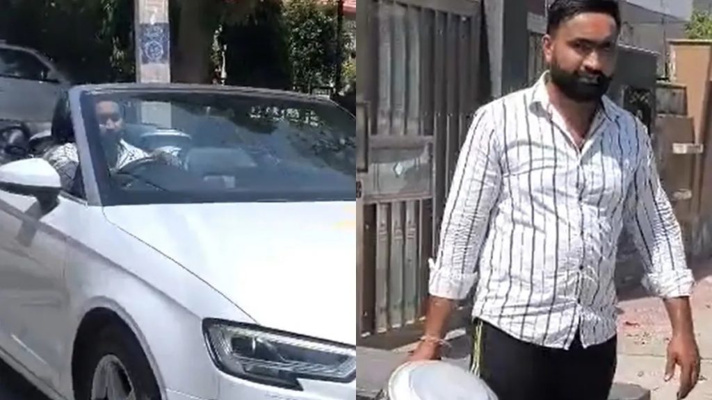 From Bank Manager To Milkman Faridabad Man Uses Audi Car For Delivering Milk