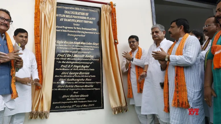 NE region’s largest dairy unit inaugurated in Tripura to boost milk production