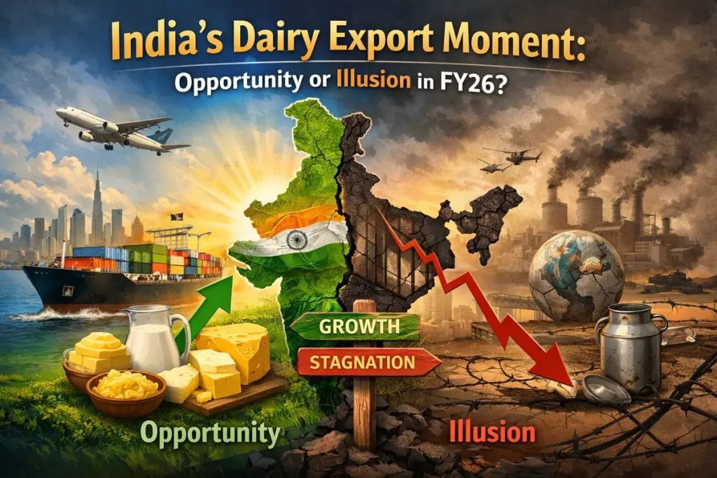 India’s Dairy Export Moment Opportunity or Illusion in FY26