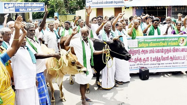 Salem Dairy Farmers Call Off Highway Stir Following Government Talks on Milk Procurement Prices