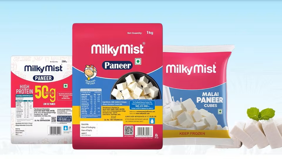 Milky Mist rejects reports of FSSAI regulatory inquiry into paneer products