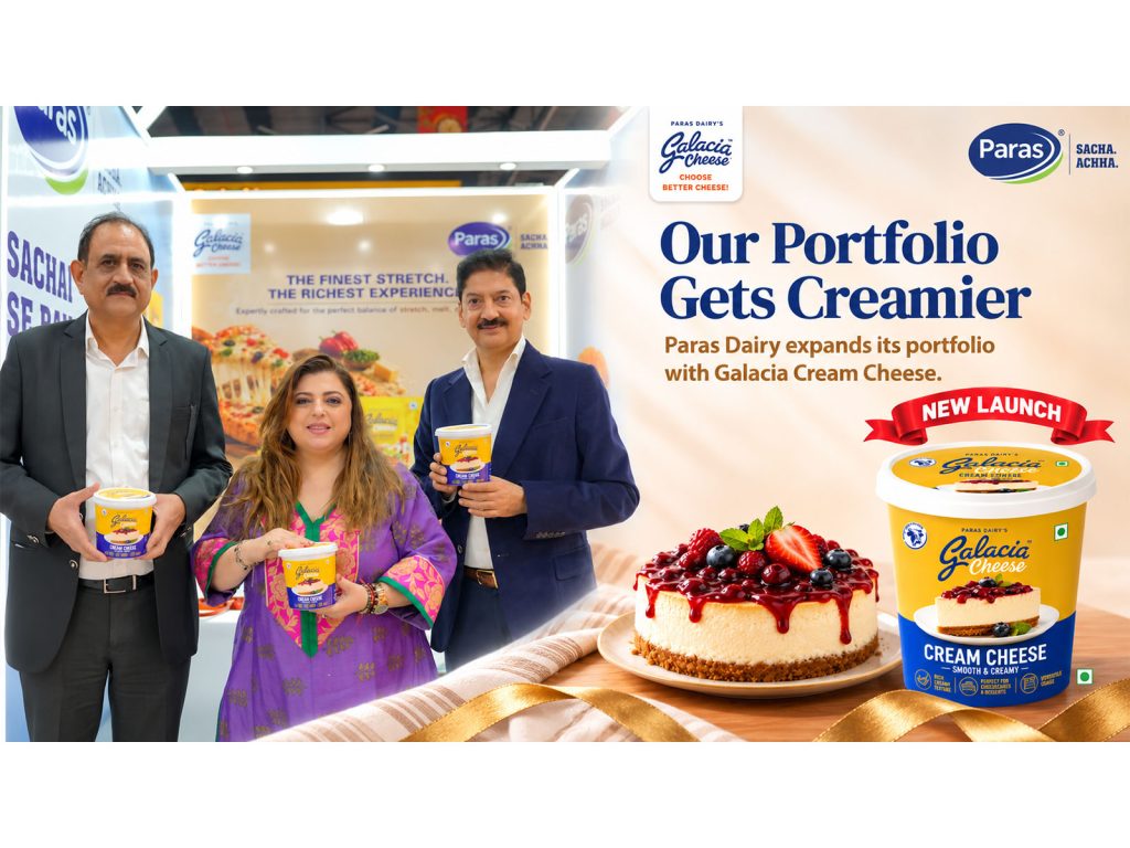 Paras Dairy launches Galacia cream cheese portfolio