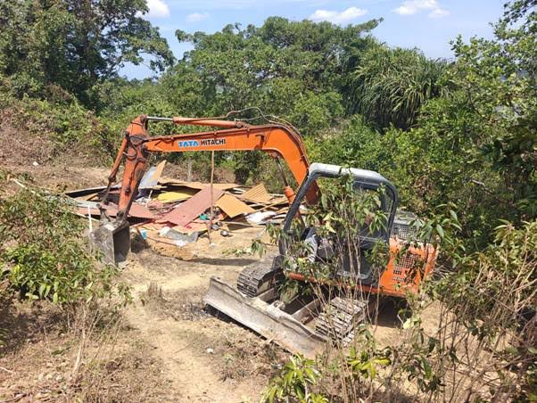 Sri Vijaya Puram clears encroachments in Dairy Farm area